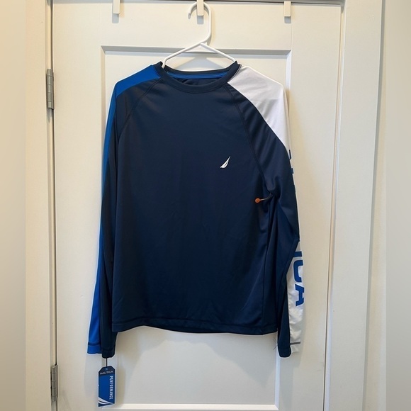 COLORBLOCK RASH GUARD SWIM SHIRT size small - Picture 3 of 4